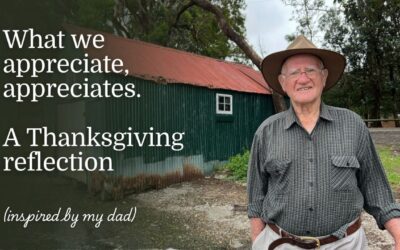 What dad taught me about true wealth – what we appreciate, appreciates.